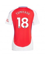 Ženske Nogometnih dresov Arsenal Takehiro Tomiyasu #18 Domači 2024-25 Kratki rokavi